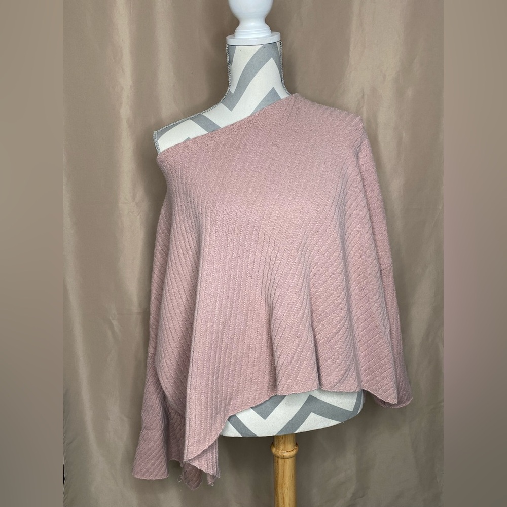Free People Small Pink Oversized Sweater - Picture 2 of 8